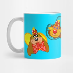 One banana, two banana, three banana, four. Mug